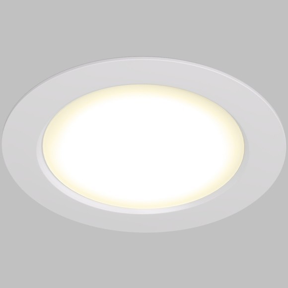 DK3048-WH Встраиваемый светильник, IP 20, 7Вт, LED, белый, пластик