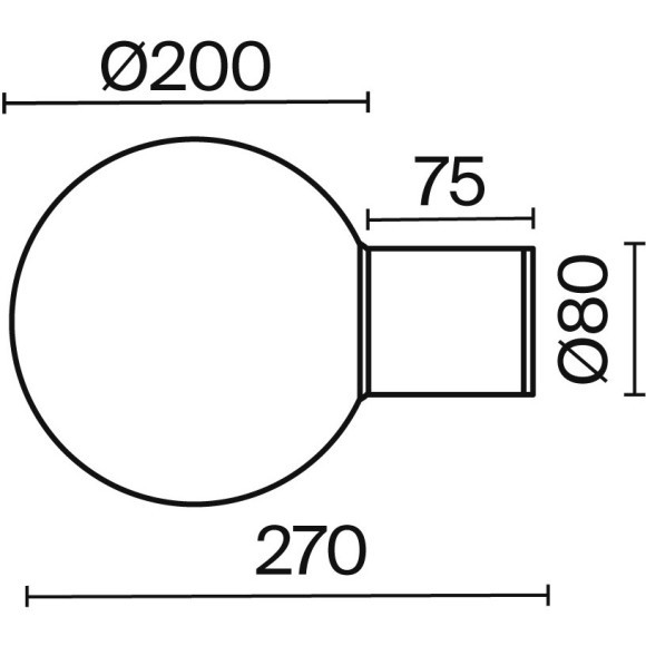 Настенный светильник (бра) Outdoor O598WL-01GR1
