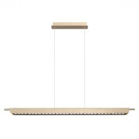 7018/40LA HIGHTECH Подвесной светильник c сенсорн. включением цв. тем-ры 2700-4000-5500K металл/акрил под латунь брашинг IP20 40W CRI 90 220V PUNTO