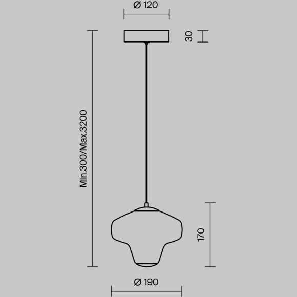 Подвесной светильник Maytoni Sirocco MOD359PL-L6BS3K1