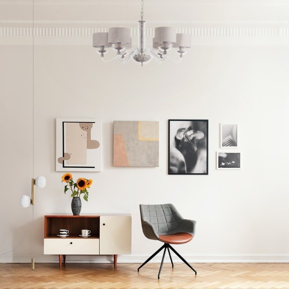 Люстра подвесная Maytoni ARM526PL-06GR Maryland под лампы 6xE14 40W