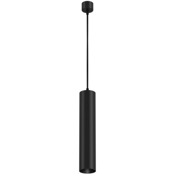 Подвесной светильник цилиндр Maytoni P075PL-01B FOCUS под лампу 1xGU10 50W