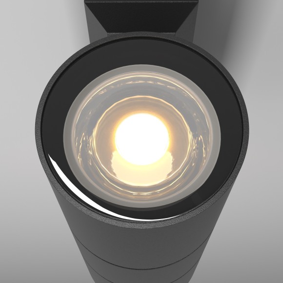 Уличный настенный светильник Maytoni O574WL-02B Bowery IP54 под лампы 2xGU10 50W