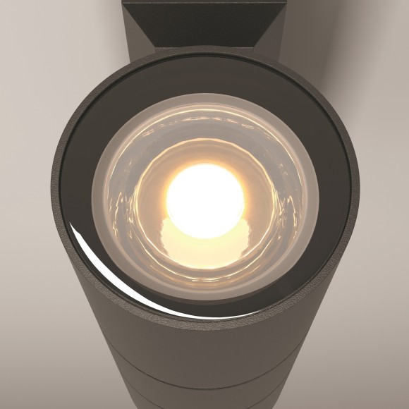 Уличный настенный светильник Maytoni O574WL-02B Bowery IP54 под лампы 2xGU10 50W