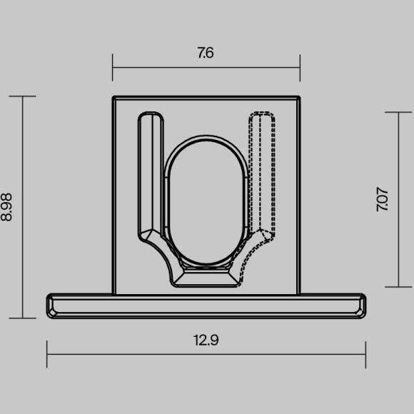 Комплект заглушек (для профиля 12×09) 10 шт., ALM-1209-EC 642068 Комплект заглушек (для профиля 12×09) 10 шт., ALM-1209-EC 642068