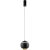 CARO SP LED BLACK 1342/201 Crystal Lux Чёрный подвесной светильник, LED 4,6 Вт, 4000 К, 250 Лм, CRI 80, IP20, 220 В, H до 2115 мм