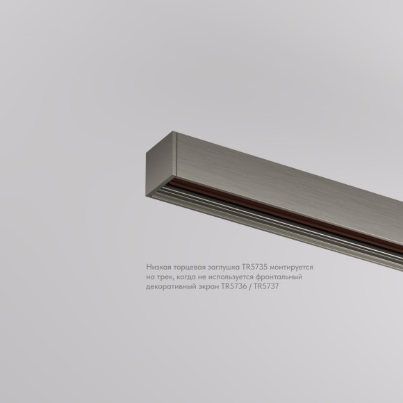 TR5735-DN Торцевые заглушки 2шт (при монтаже без экрана) Denkirs Shine 48V