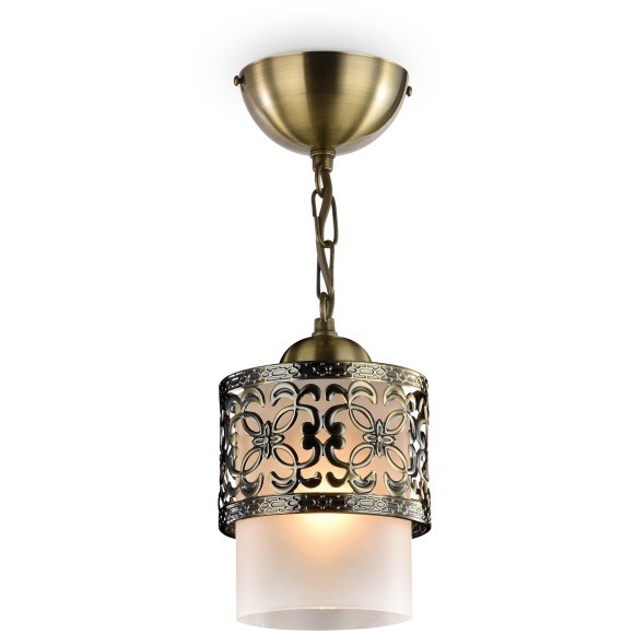 Подвесной светильник с 1 плафоном Freya FR2200-PL-01-BZ Teofilo под лампу 1xE27 60W