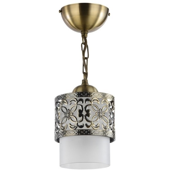 Подвесной светильник с 1 плафоном Freya FR2200-PL-01-BZ Teofilo под лампу 1xE27 60W