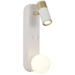 4172-2W, настенный светильник, D160xW120xH340, 1xG9LEDx10W, excluded + LEDx3W, 157LM, 4000K, included, switch