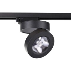 Трехжильный однофазный трековый светодиодный светильник Novotech GRODA 357987 960лм 12Вт Трехжильный однофазный трековый светодиодный светильник Novotech GRODA 357987 960лм 12Вт