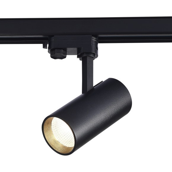 ST661.436.20 Св-к трек. Черный LED 1*20W 3000K 1 600Lm Ra90 38° IP20 L150xW70xH202 165-265V Трехфазная трековая система