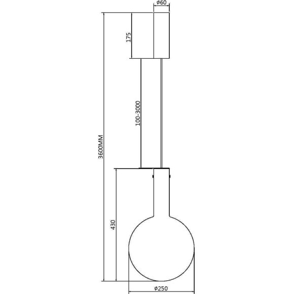 Подвесной светильник Maytoni MOD182PL-L6CG3K Подвесной светильник Maytoni MOD182PL-L6CG3K