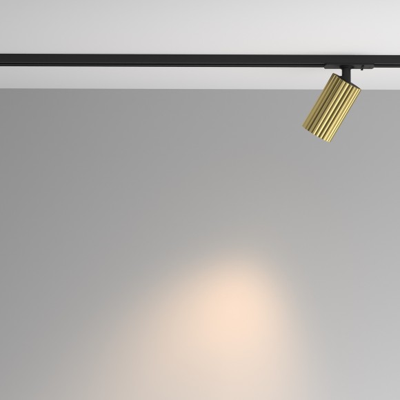 Однофазный двужильный трековый светильник Maytoni Unity TR218-1-GU10-BS Calipso под сменную лампу GU10 Однофазный двужильный трековый светильник Maytoni Unity TR218-1-GU10-BS Calipso под сменную лампу GU10