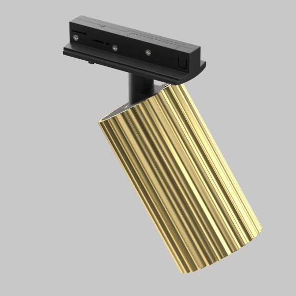 Однофазный двужильный трековый светильник Maytoni Unity TR218-1-GU10-BS Calipso под сменную лампу GU10 Однофазный двужильный трековый светильник Maytoni Unity TR218-1-GU10-BS Calipso под сменную лампу GU10