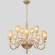 Люстра Crystal Lux SILVESTRO SP12 AMBER