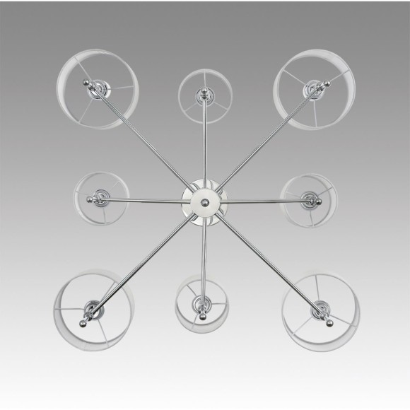 Люстра потолочная E14 Lumion LATTI 6589/8C