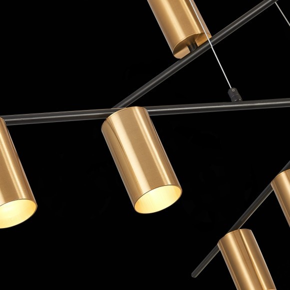 SL1206.402.12 Светильник потолочный ST-Luce Черный/Латунь GU10 12*7W SORMANO SL1206.402.12 Светильник потолочный ST-Luce Черный/Латунь GU10 12*7W SORMANO