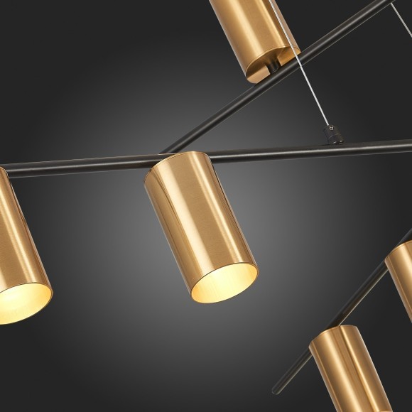 SL1206.402.12 Светильник потолочный ST-Luce Черный/Латунь GU10 12*7W SORMANO SL1206.402.12 Светильник потолочный ST-Luce Черный/Латунь GU10 12*7W SORMANO