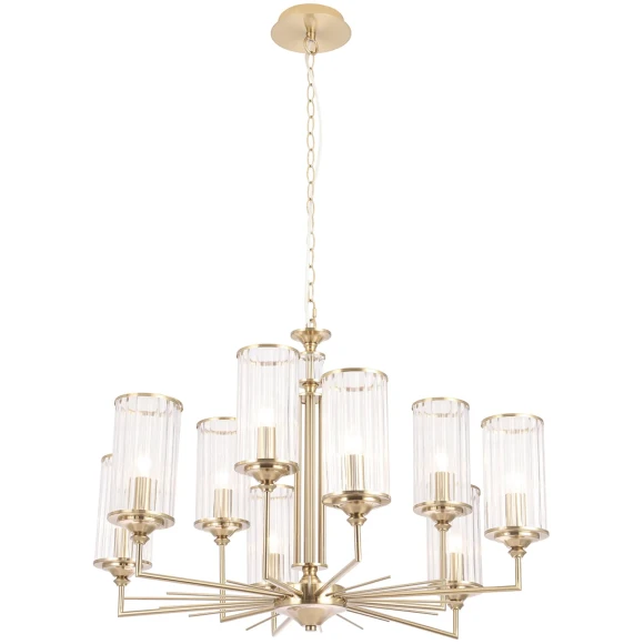 Люстра Crystal Lux GLORIA SP9 BRASS
