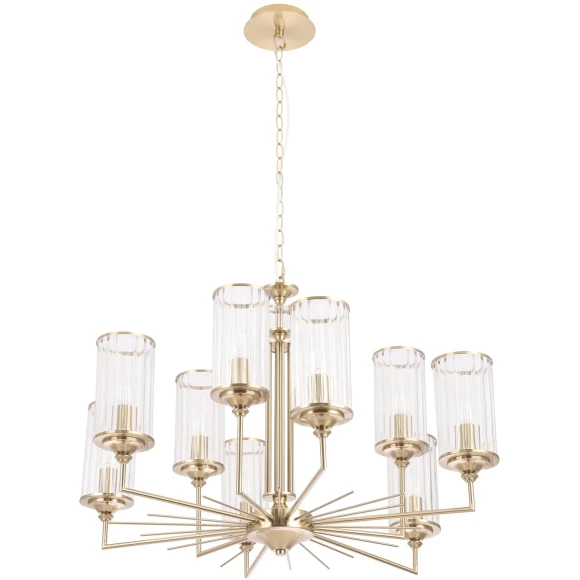 Люстра Crystal Lux GLORIA SP9 BRASS