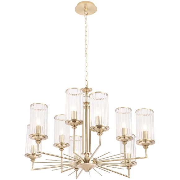 Люстра Crystal Lux GLORIA SP9 BRASS