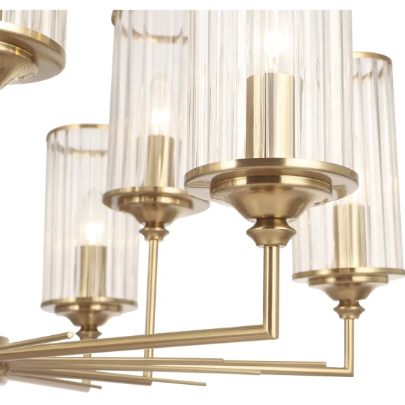 Люстра Crystal Lux GLORIA SP9 BRASS