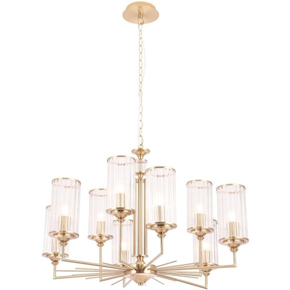 Люстра Crystal Lux GLORIA SP9 BRASS