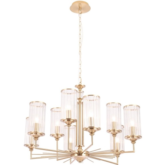 Люстра Crystal Lux GLORIA SP9 BRASS