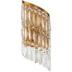 Светильник настенный хрустальный 2176/05/02W Stilfort, серия Sapparo Светильник настенный хрустальный 2176/05/02W Stilfort, серия Sapparo