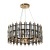 Люстра хрустальная Arte Lamp A1043SP-6BK ALRUBA под лампы 6xE14 40W