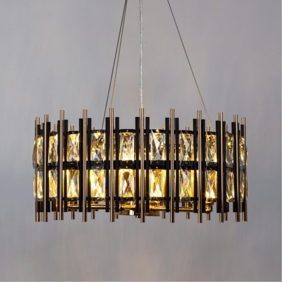 Люстра хрустальная Arte Lamp A1043SP-6BK ALRUBA под лампы 6xE14 40W