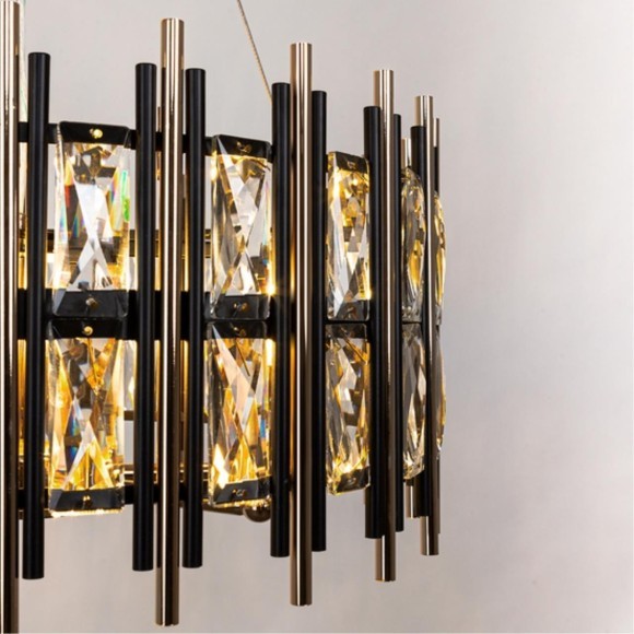 Люстра хрустальная Arte Lamp A1043SP-6BK ALRUBA под лампы 6xE14 40W