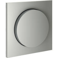 Накладка для светорегулятора поворотно-нажимного, S70 (сталь)