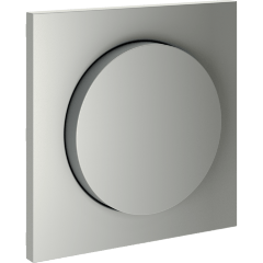 Накладка для светорегулятора поворотно-нажимного, S70 (сталь)