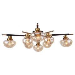 Люстра потолочная Lussole GRLSP-8142 OAHE IP21 под лампы 8xE14 48W