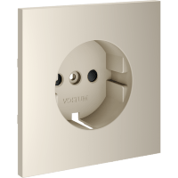 Накладка для розетки с заземлением и защитными шторками, S70 (кашемир)