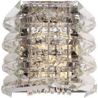 SL6137.101.02 Светильник настенный ST-Luce никель/прозрачный E14 2*40W STROZZI