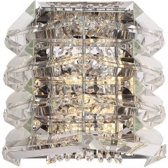 SL6137.101.02 Светильник настенный ST-Luce никель/прозрачный E14 2*40W STROZZI SL6137.101.02 Светильник настенный ST-Luce никель/прозрачный E14 2*40W STROZZI