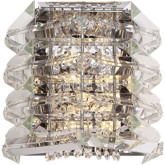 SL6137.101.02 Светильник настенный ST-Luce никель/прозрачный E14 2*40W STROZZI SL6137.101.02 Светильник настенный ST-Luce никель/прозрачный E14 2*40W STROZZI