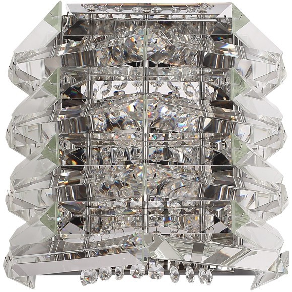 SL6137.101.02 Светильник настенный ST-Luce никель/прозрачный E14 2*40W STROZZI SL6137.101.02 Светильник настенный ST-Luce никель/прозрачный E14 2*40W STROZZI