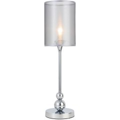 SLE107104-01 Прикроватная лампа Хром/Серебристый E14 1*40W PAZIONE SLE107104-01 Прикроватная лампа Хром/Серебристый E14 1*40W PAZIONE