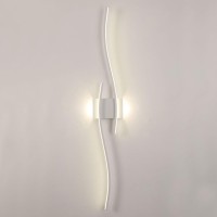 SY5817 LUSSOLE АЛАХУА Белое настенное бра, LED 16 Вт, 4000 К, 1350 Лм, IP20