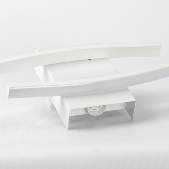 SY5817 LUSSOLE АЛАХУА Белое настенное бра, LED 16 Вт, 4000 К, 1350 Лм, IP20