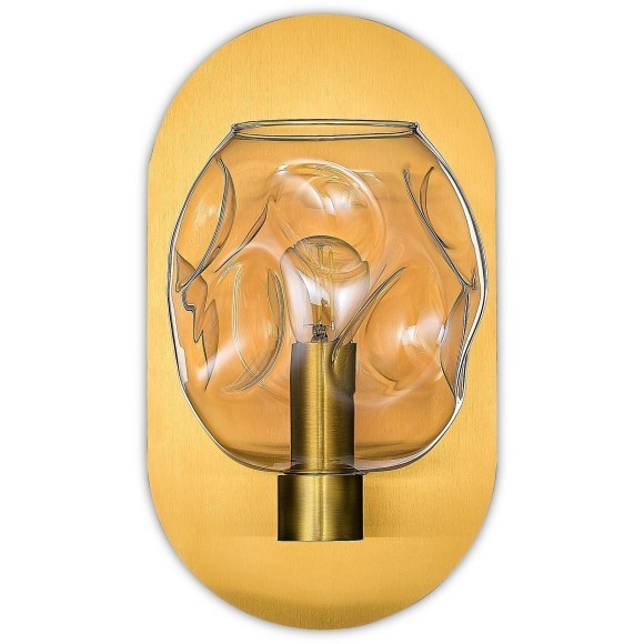 SL1188.301.01 Бра ST-Luce Латунь/Коньячный E14 1*40W IDESIA SL1188.301.01 Бра ST-Luce Латунь/Коньячный E14 1*40W IDESIA