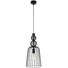 49497 Подвес CARTERHAM, 1x60W (E27), Ø230, сталь, черный