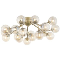 SL438.202.20 Люстра потолочная ST-Luce Золотистый/Коньячный G9 20*5W PALLЕRE SL438.202.20 Люстра потолочная ST-Luce Золотистый/Коньячный G9 20*5W PALLЕRE