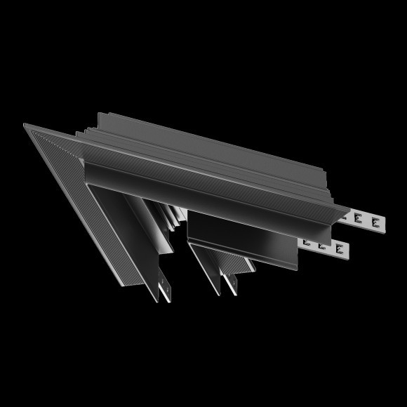 Угол 45° для шинопроводов в ГКЛ 12.5мм Maytoni Gravity TRA010CLS-42B