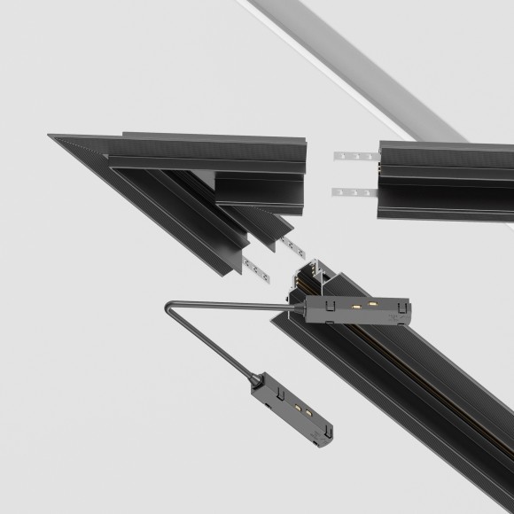 Угол 45° для шинопроводов в ГКЛ 12.5мм Maytoni Gravity TRA010CLS-42B