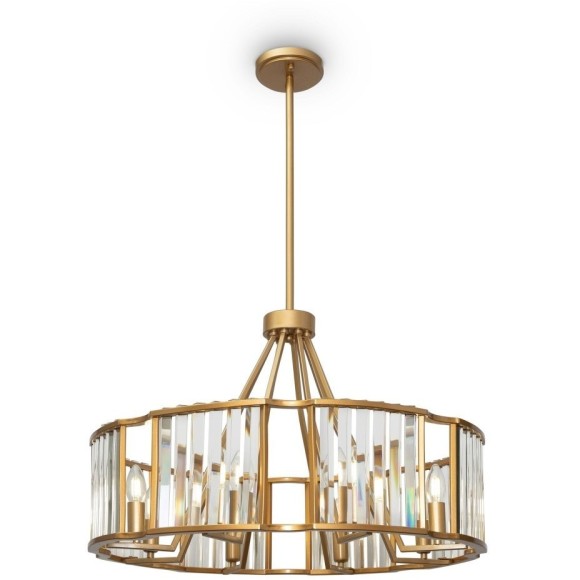 Люстра на штанге Maytoni MOD087PL-08G Solar под лампы 8xE14 40W